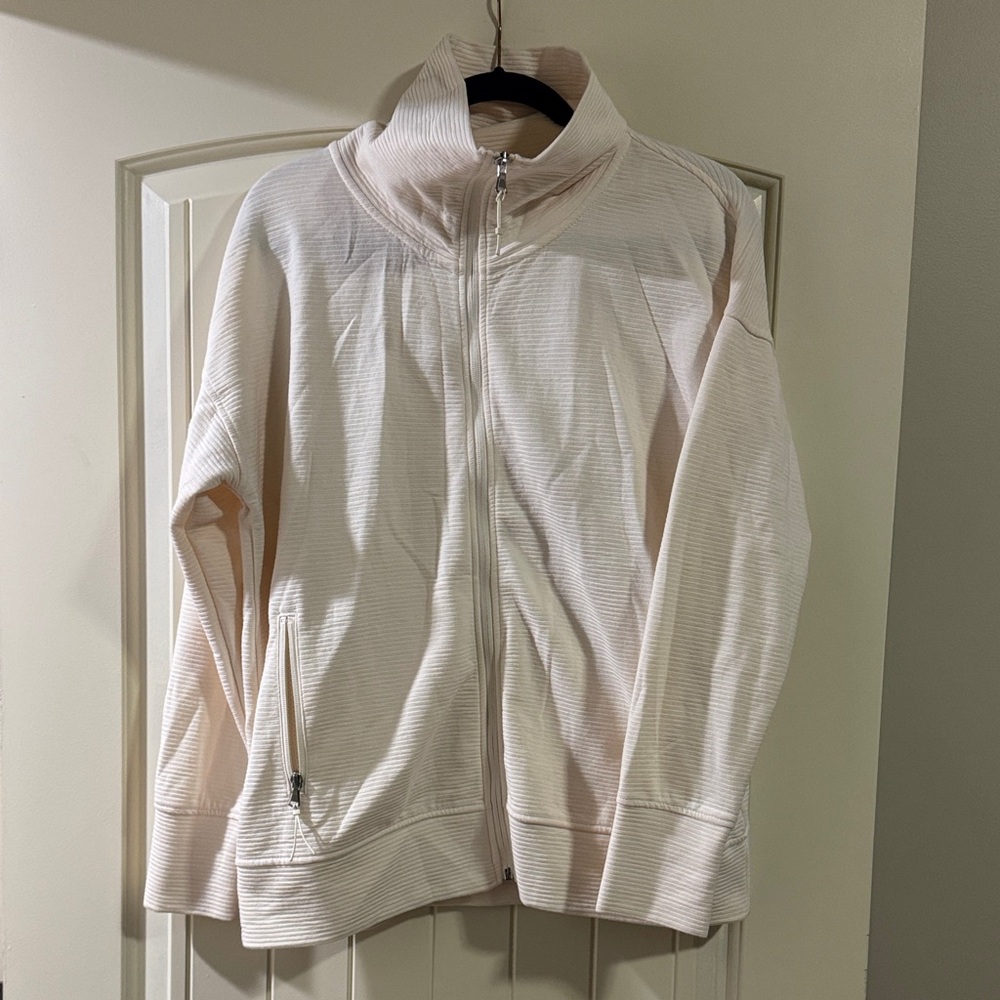 Old Navy Cream Zip-Up Hoodie